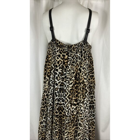 8 Rachel Zoe Silk Leopard Harness Dress - Picture 5 of 6
